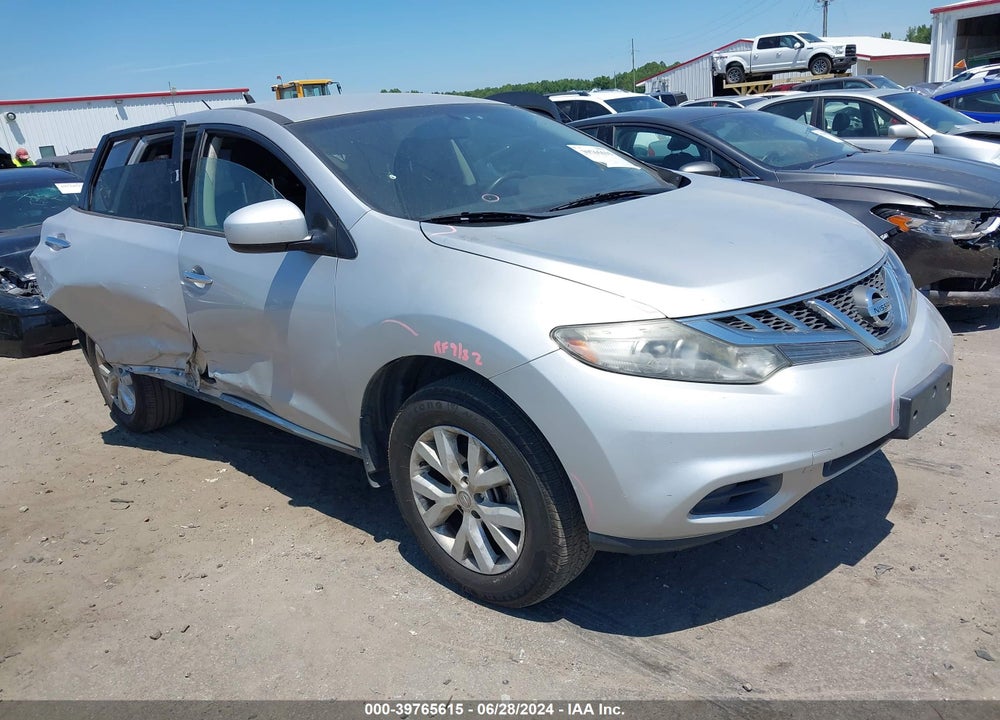 2012 NISSAN MURANO S VIN: JN8AZ1MU8CW108305