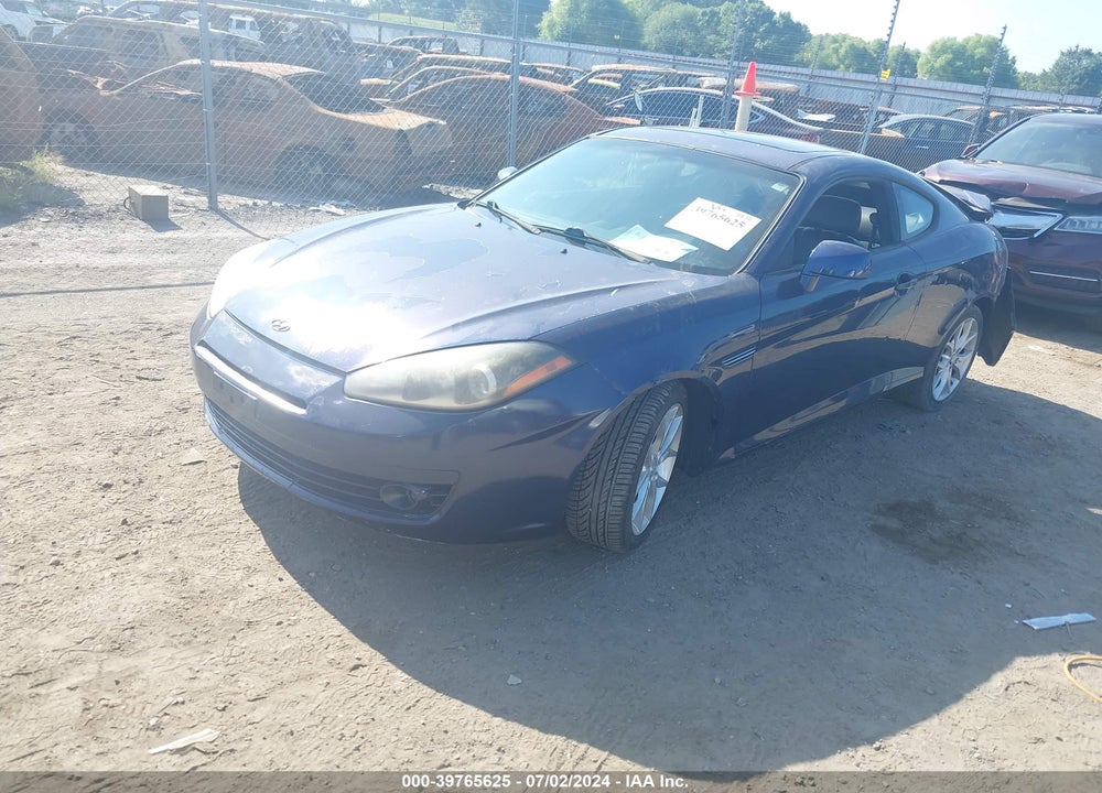 2007 HYUNDAI TIBURON GT/GT LIMITED/SE VIN: KMHHN66F07U239419