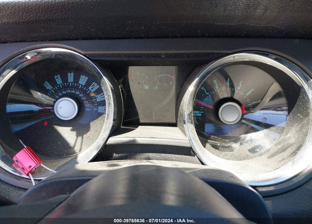 2012 FORD MUSTANG V6 VIN: 1ZVBP8AMXC5240360