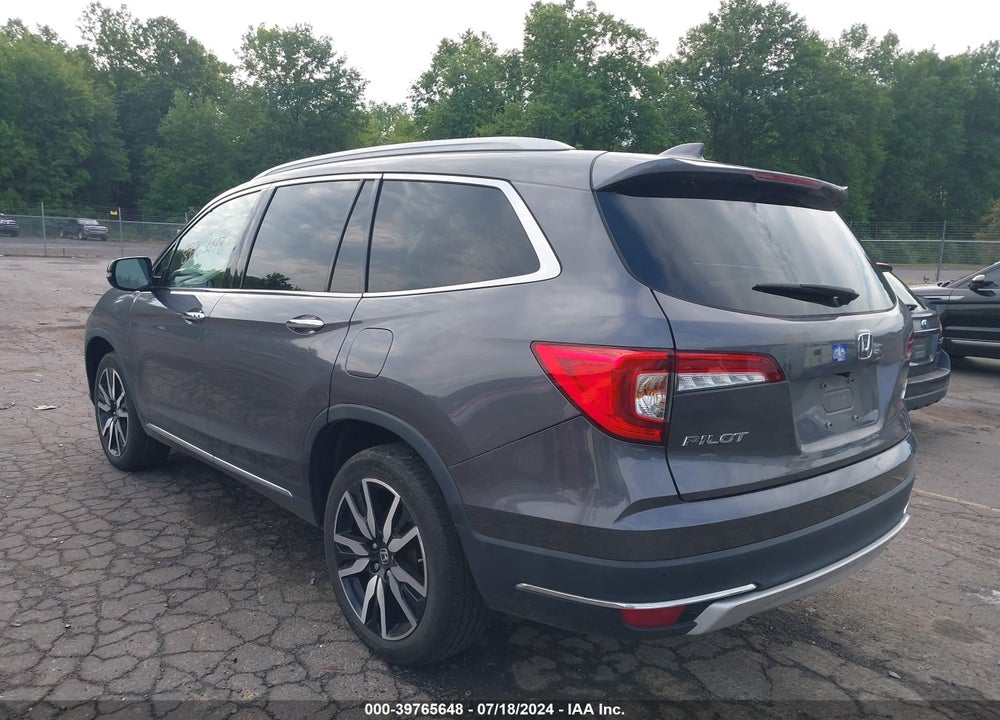 2021 HONDA PILOT AWD ELITE VIN: 5FNYF6H09MB021204