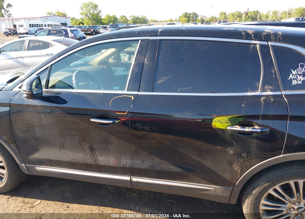 2016 LINCOLN MKX RESERVE VIN: 2LMTJ8LRXGBL22365