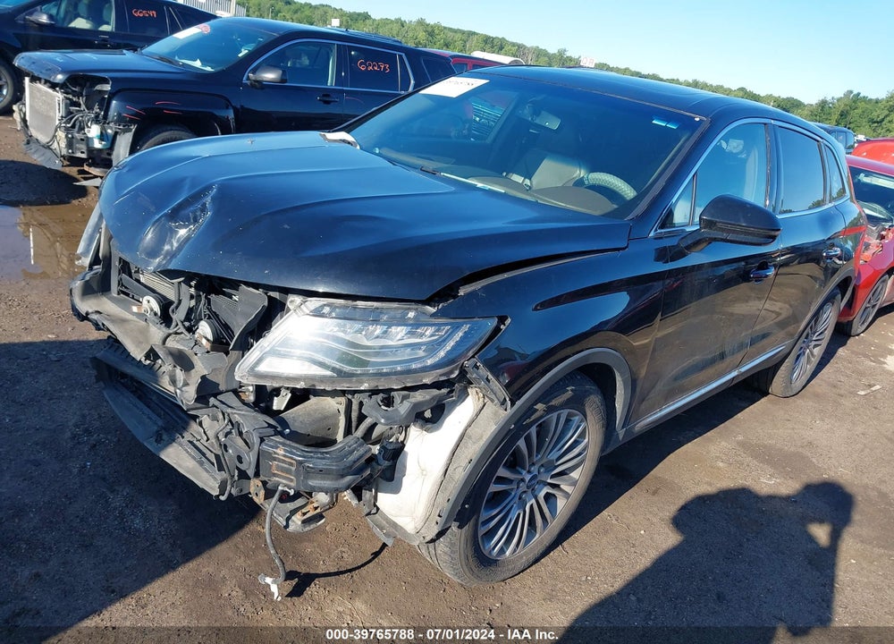 2016 LINCOLN MKX RESERVE VIN: 2LMTJ8LRXGBL22365
