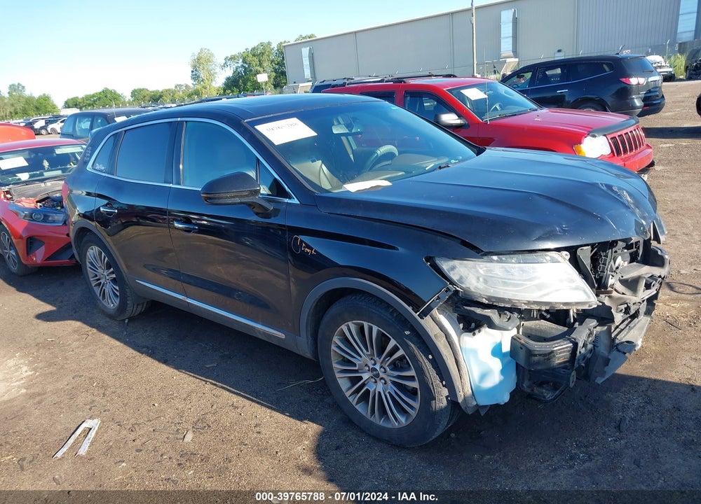 2016 LINCOLN MKX RESERVE VIN: 2LMTJ8LRXGBL22365