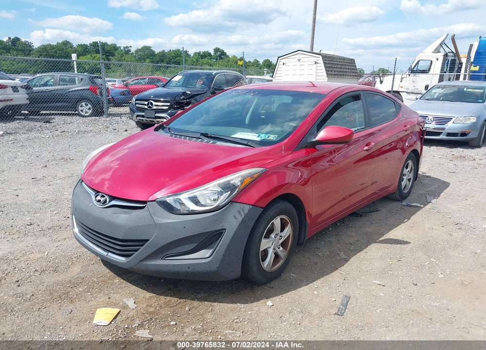 2015 HYUNDAI ELANTRA SE VIN: KMHDH4AE5FU383491