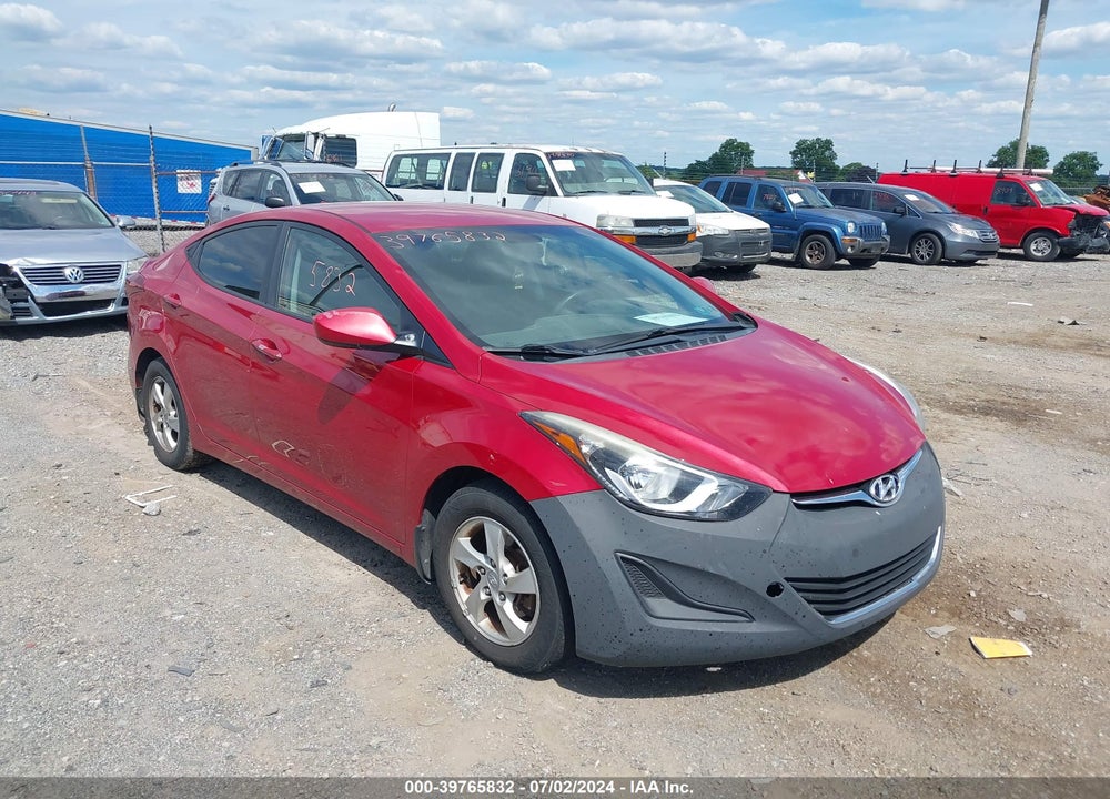2015 HYUNDAI ELANTRA SE VIN: KMHDH4AE5FU383491