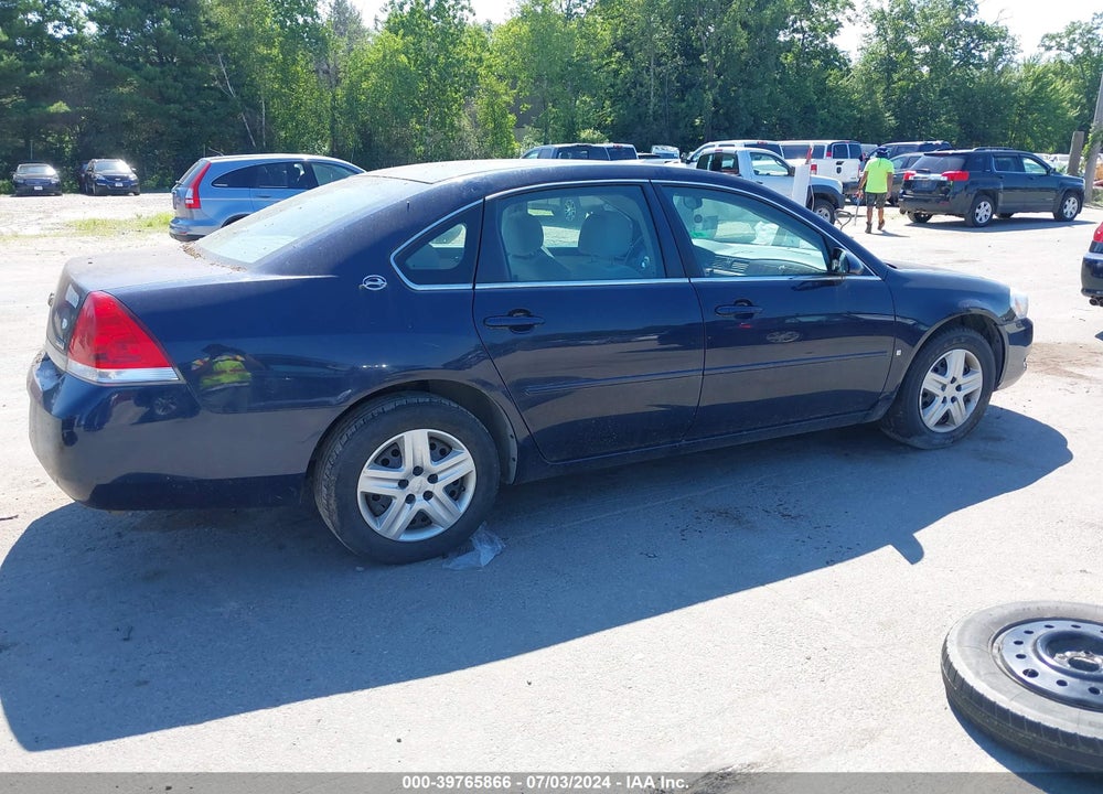 2007 CHEVROLET IMPALA LS VIN: 2G1WB58K379341926