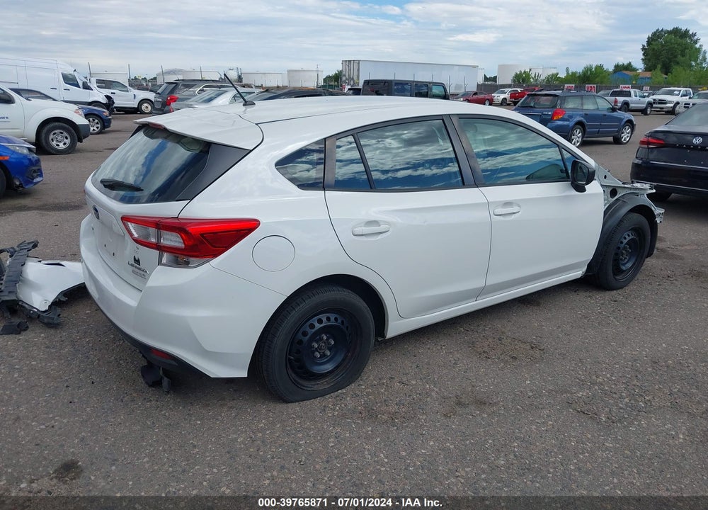2017 SUBARU IMPREZA 2.0I VIN: 4S3GTAA63H1738945