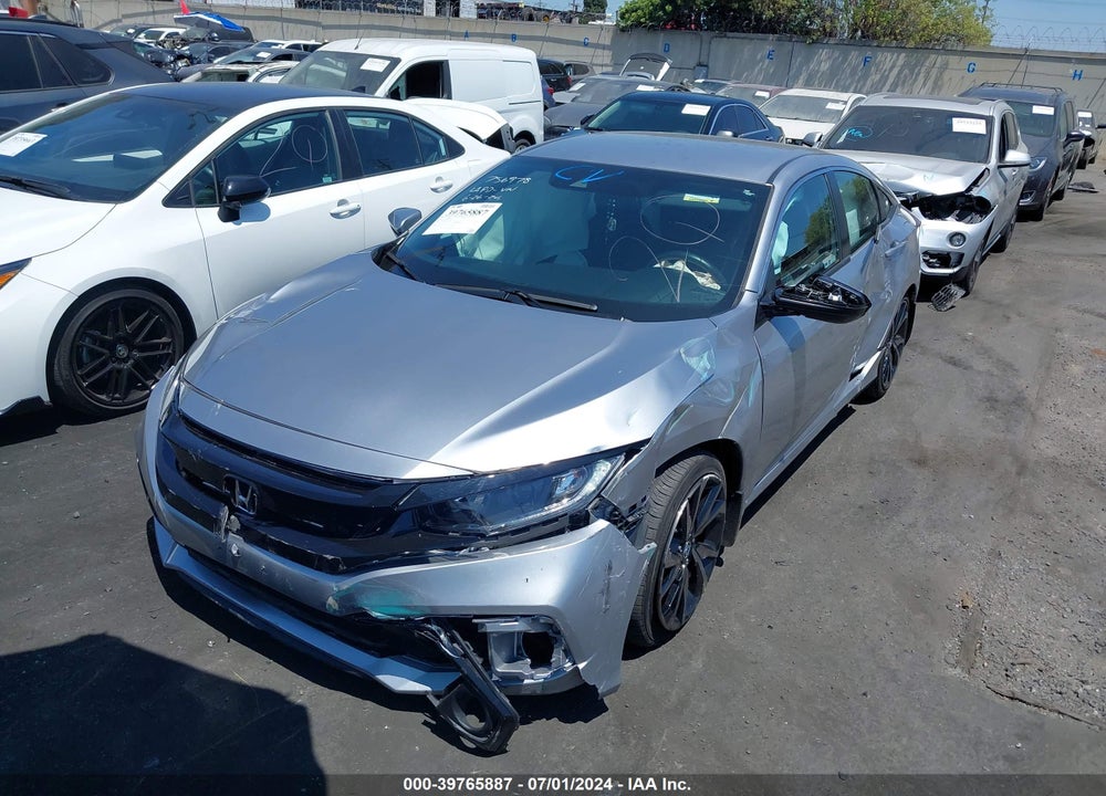 2021 HONDA CIVIC SPORT VIN: 2HGFC2F86MH523293