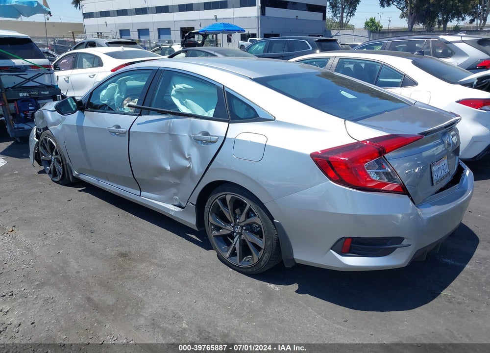 2021 HONDA CIVIC SPORT VIN: 2HGFC2F86MH523293