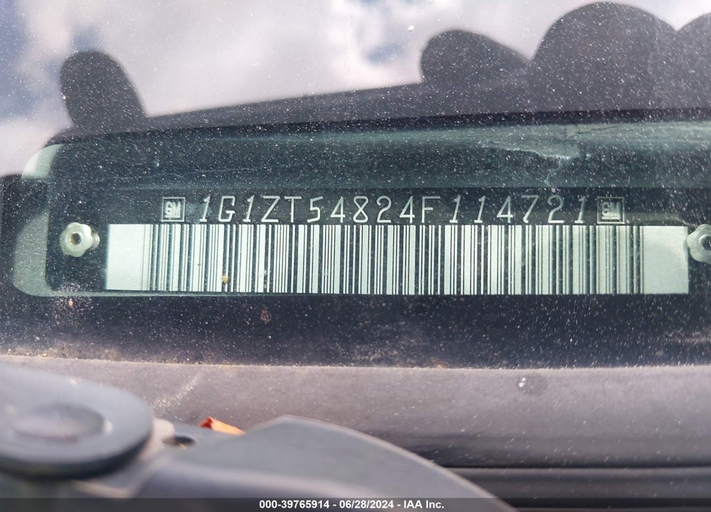 2004 CHEVROLET MALIBU LS VIN: 1G1ZT54824F114721