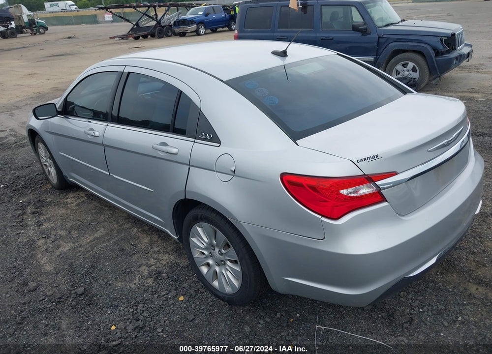 2012 CHRYSLER 200 LX VIN: 1C3CCBAB4CN166503