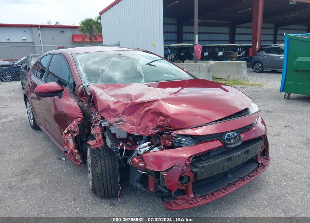 2022 TOYOTA COROLLA LE VIN: 5YFEPMAE6NP367100