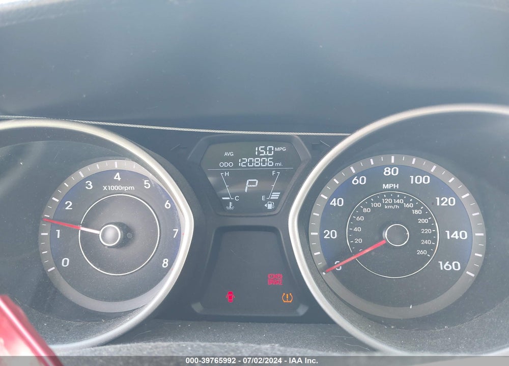 2013 HYUNDAI ELANTRA SE VIN: KMHDH6AE8DU000801