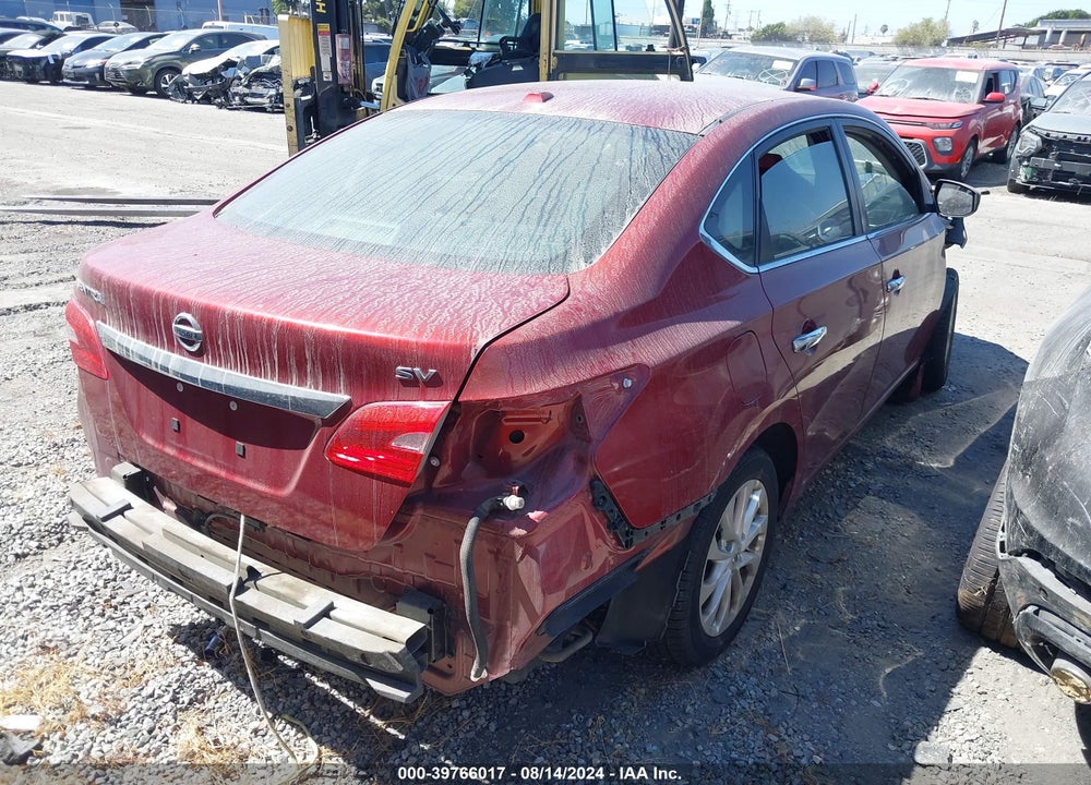 2019 NISSAN SENTRA VIN: 3N1AB7APXKY293212