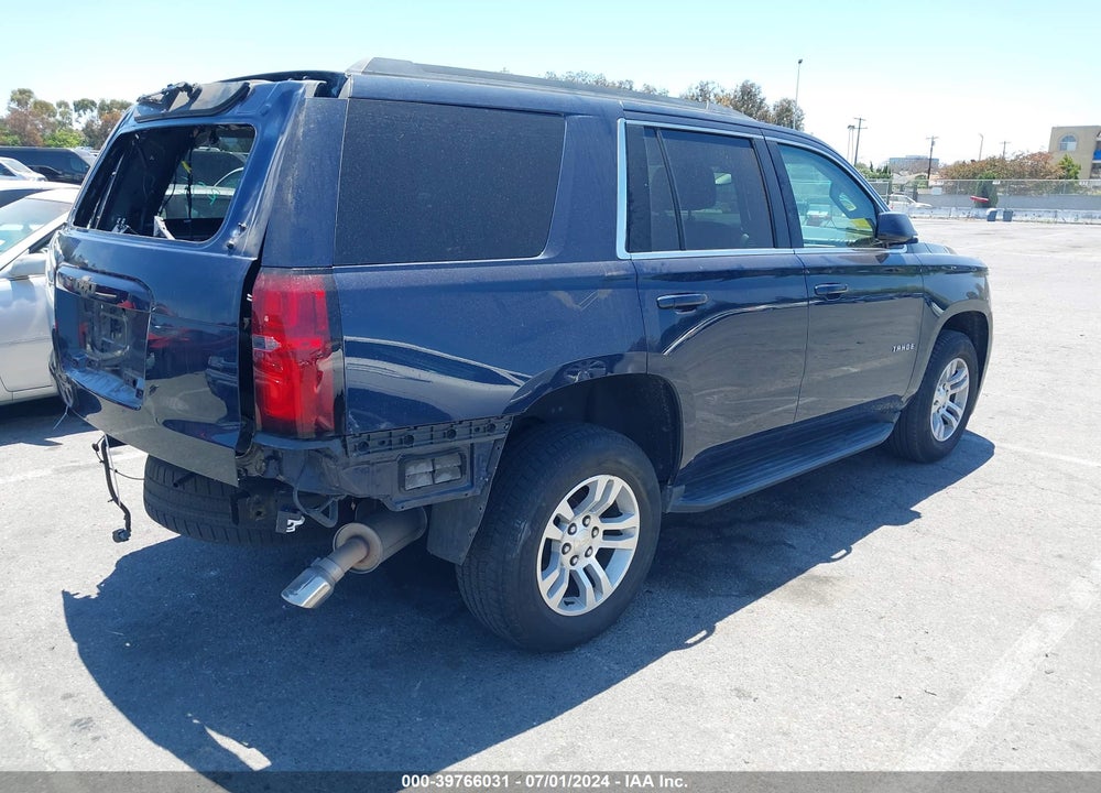 2017 CHEVROLET TAHOE LS VIN: 1GNSCAKC6HR368291