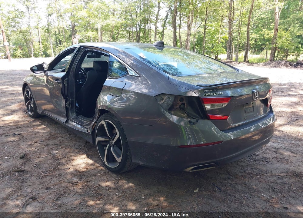 2018 HONDA ACCORD SPORT VIN: 1HGCV1F38JA026218
