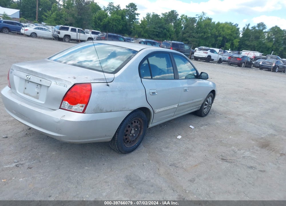 2004 HYUNDAI ELANTRA GLS/GT VIN: KMHDN46D84U826383