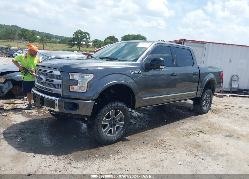 2017 FORD F-150 PLATINUM VIN: 1FTEW1EF3HFA66526
