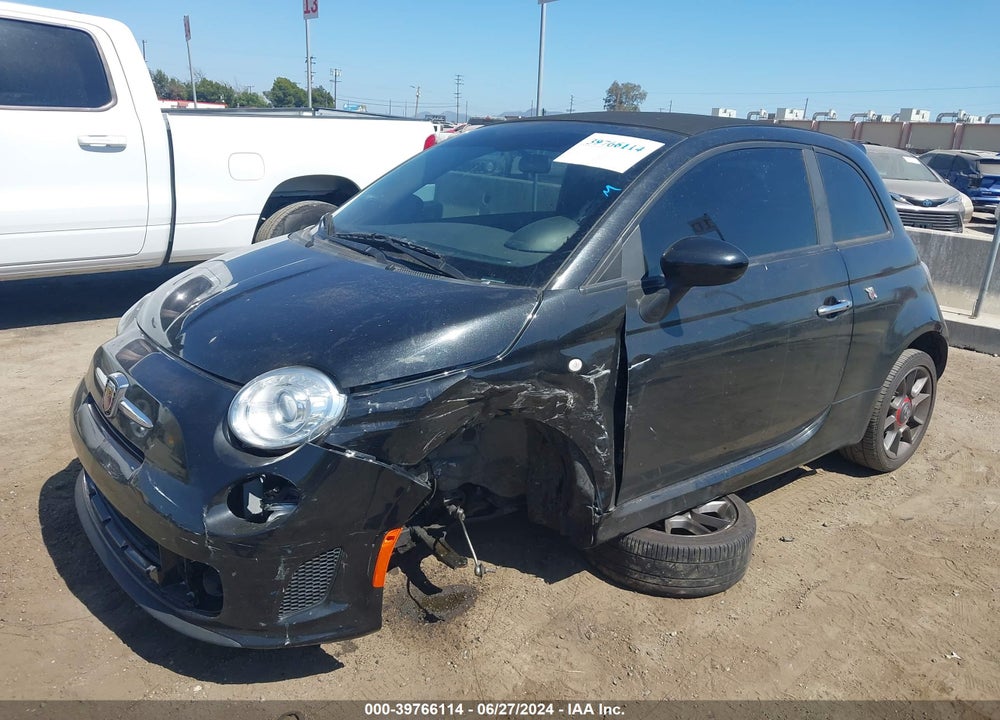 2013 FIAT 500C ABARTH VIN: 3C3CFFJHXDT647554