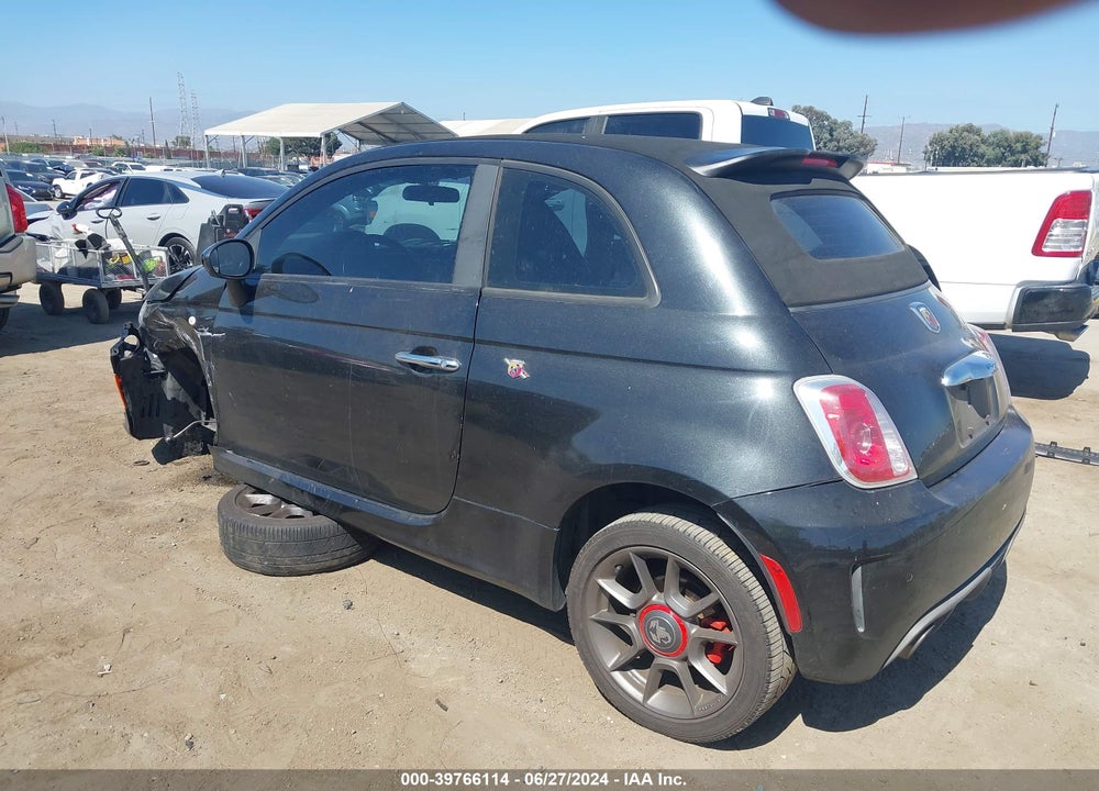 2013 FIAT 500C ABARTH VIN: 3C3CFFJHXDT647554
