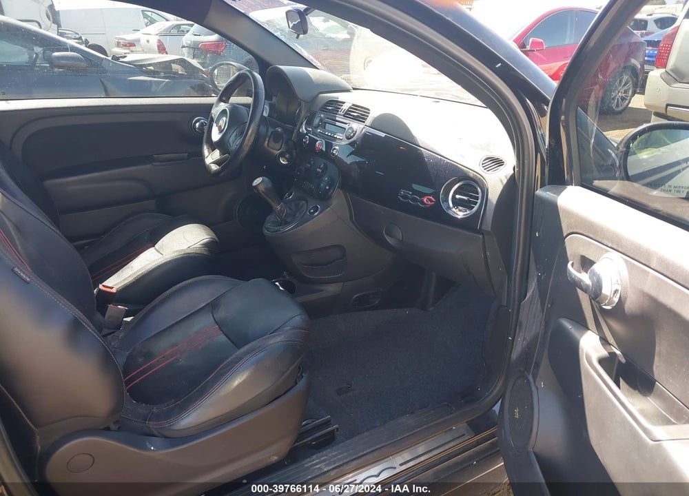 2013 FIAT 500C ABARTH VIN: 3C3CFFJHXDT647554