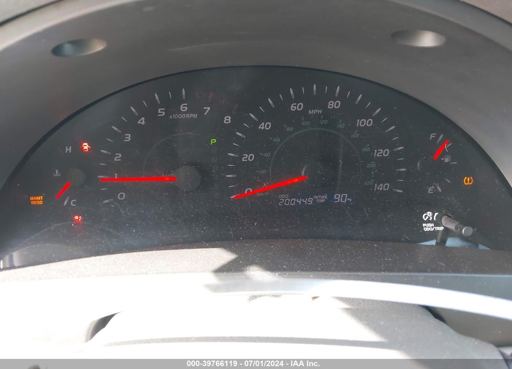 2007 TOYOTA CAMRY LE VIN: 4T1BE46K87U644631