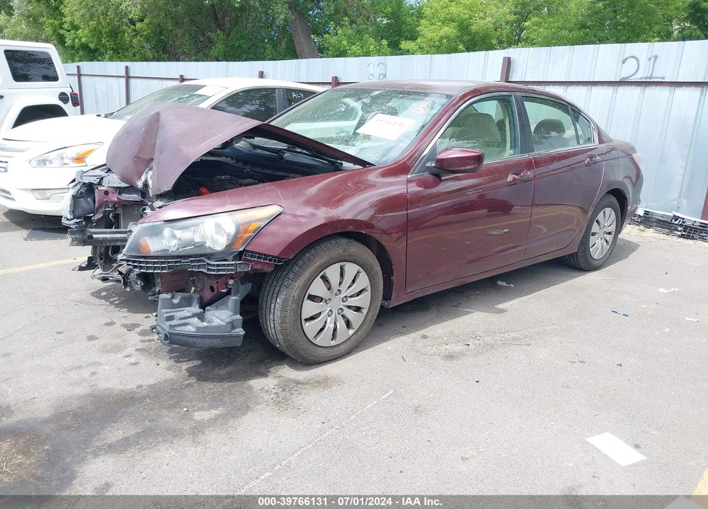 2010 HONDA ACCORD 2.4 LX VIN: 1HGCP2F37AA154823
