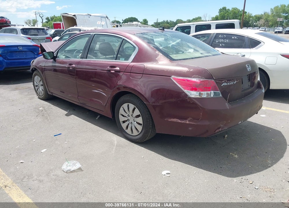 2010 HONDA ACCORD 2.4 LX VIN: 1HGCP2F37AA154823