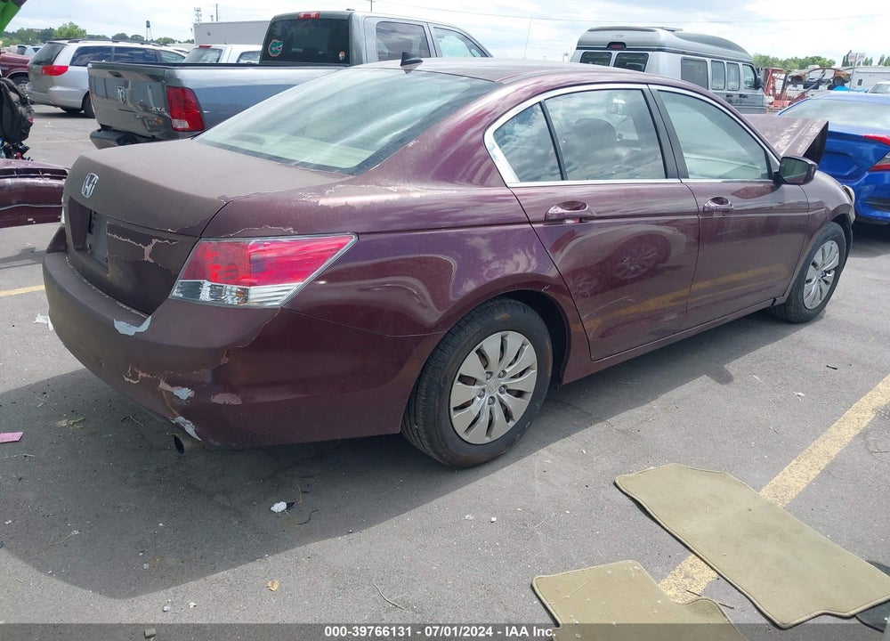 2010 HONDA ACCORD 2.4 LX VIN: 1HGCP2F37AA154823