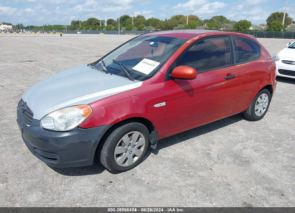 2010 HYUNDAI ACCENT GS VIN: KMHCM3ACXAU151106