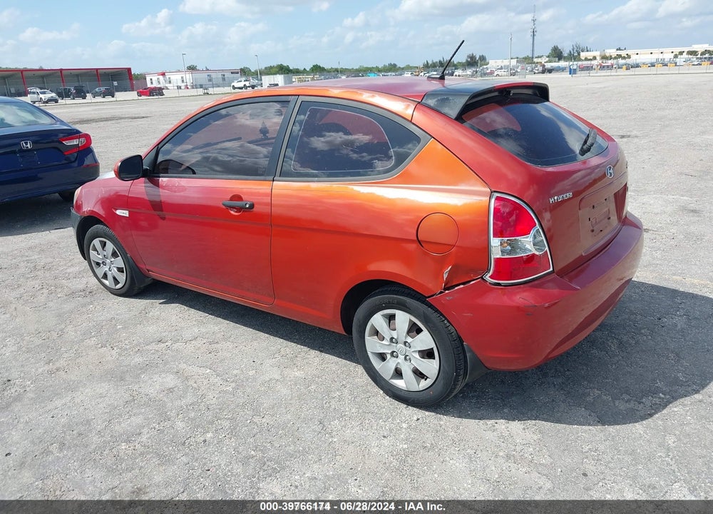2010 HYUNDAI ACCENT GS VIN: KMHCM3ACXAU151106