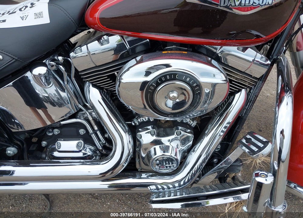 2013 HARLEY-DAVIDSON FLSTC HERITAGE SOFTAIL CLASSIC VIN: 1HD1BWV17DB051376