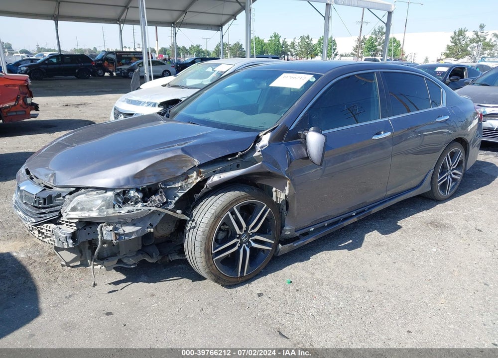 2017 HONDA ACCORD SPORT VIN: 1HGCR2F5XHA264724