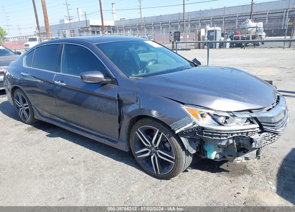 2017 HONDA ACCORD SPORT VIN: 1HGCR2F5XHA264724