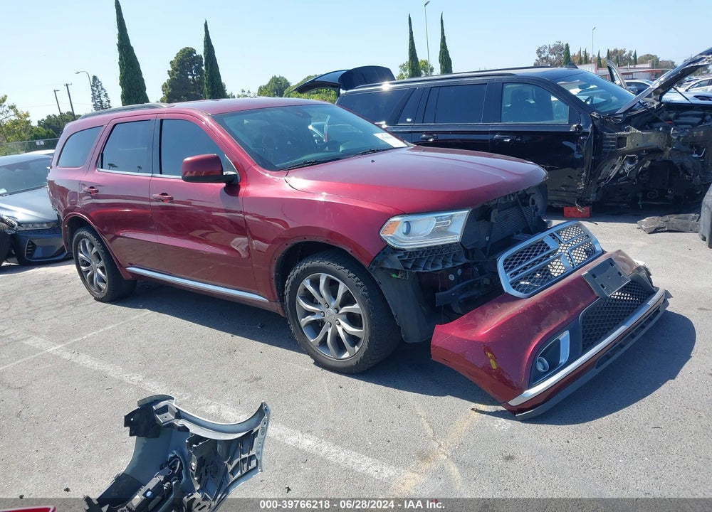 2017 DODGE DURANGO SXT RWD VIN: 1C4RDHAG6HC759462
