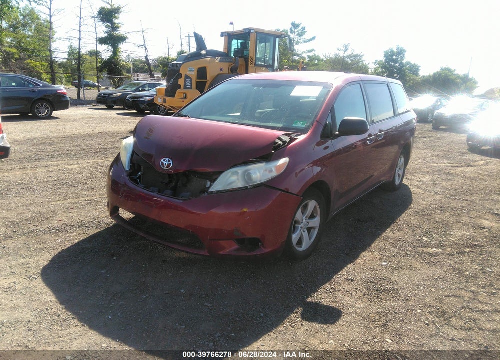 2011 TOYOTA SIENNA BASE V6 VIN: 5TDZK3DC1BS077211