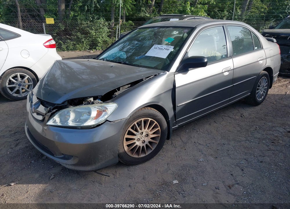 2005 HONDA CIVIC LX VIN: 2HGES16505H613765
