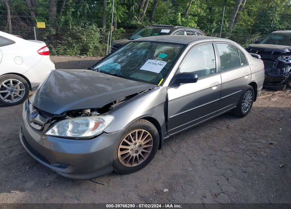 2005 HONDA CIVIC LX VIN: 2HGES16505H613765