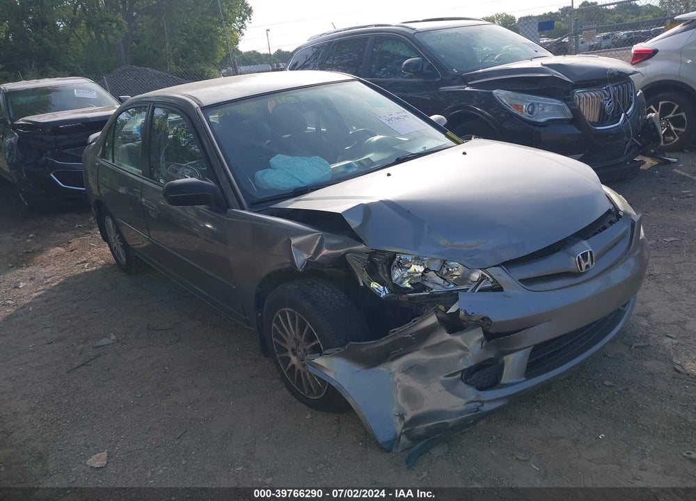 2005 HONDA CIVIC LX VIN: 2HGES16505H613765