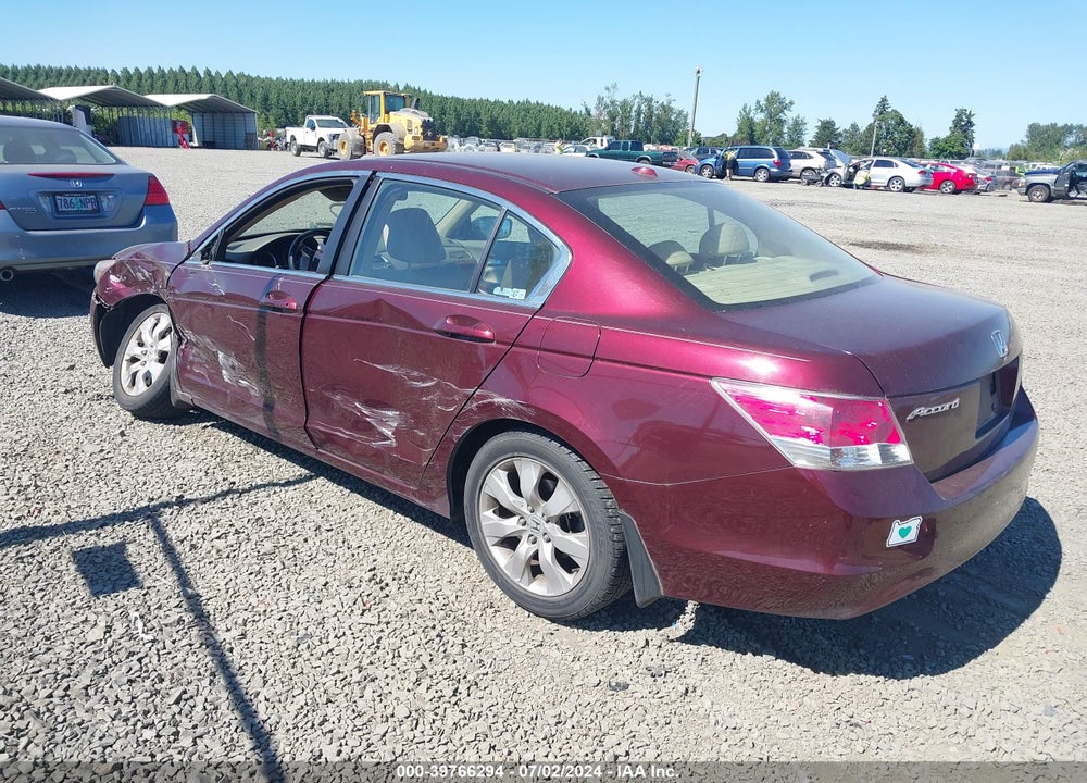 2008 HONDA ACCORD 2.4 EX-L VIN: 1HGCP26818A036501