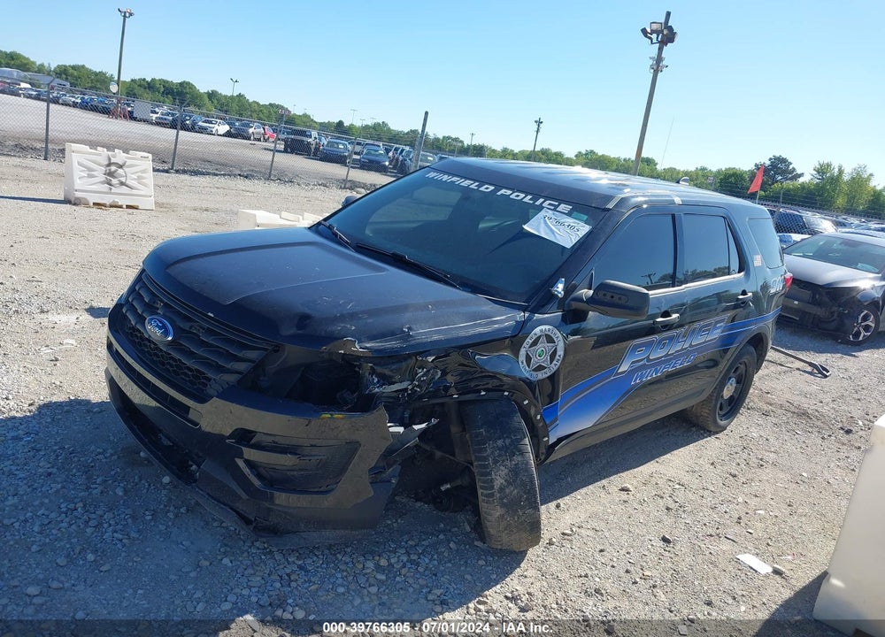 2018 FORD POLICE INTERCEPTOR UTILITY VIN: 1FM5K8ARXJGA37167