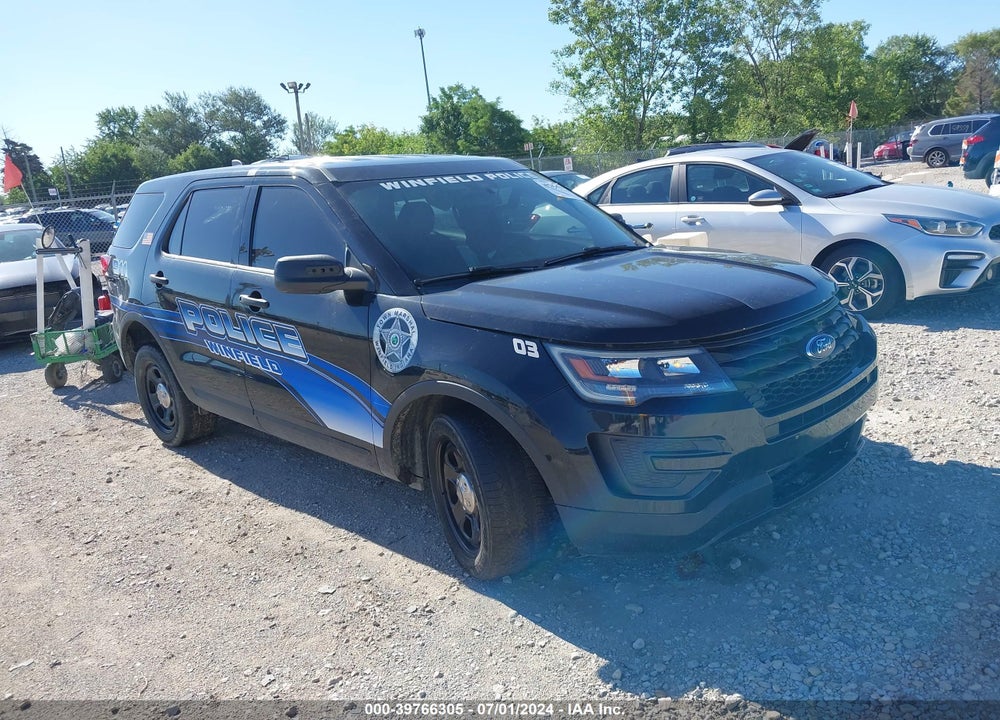 2018 FORD POLICE INTERCEPTOR UTILITY VIN: 1FM5K8ARXJGA37167