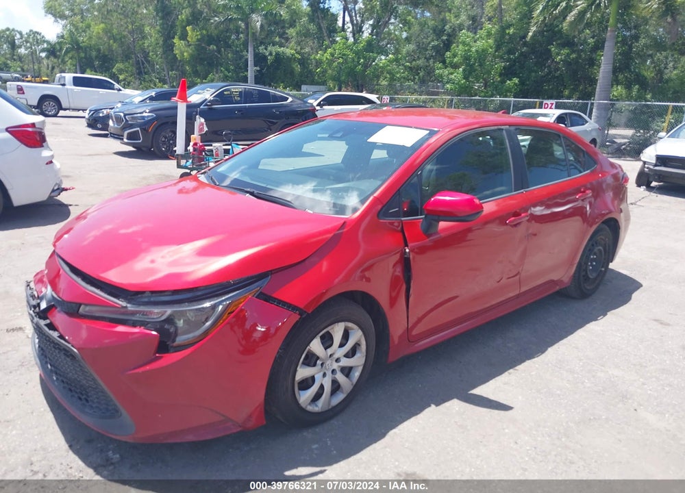 2020 TOYOTA COROLLA LE VIN: 5YFEPRAE3LP034928