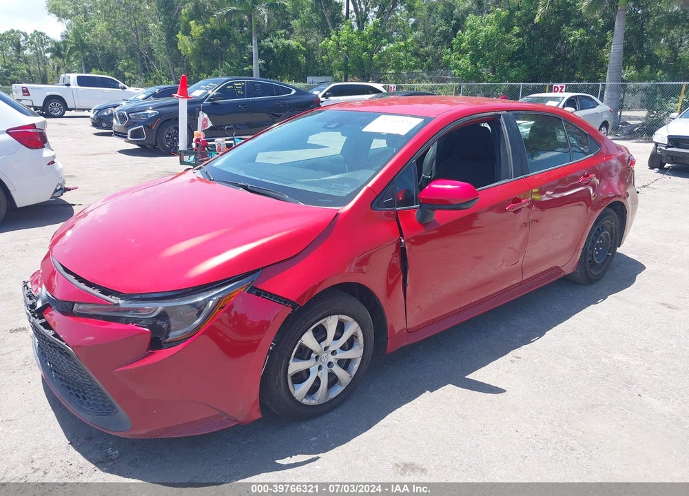 2020 TOYOTA COROLLA LE VIN: 5YFEPRAE3LP034928