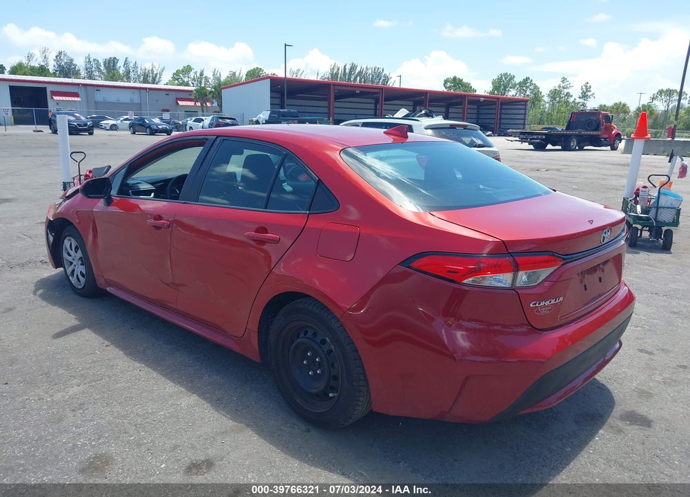 2020 TOYOTA COROLLA LE VIN: 5YFEPRAE3LP034928