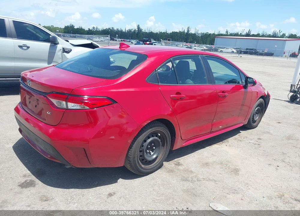2020 TOYOTA COROLLA LE VIN: 5YFEPRAE3LP034928