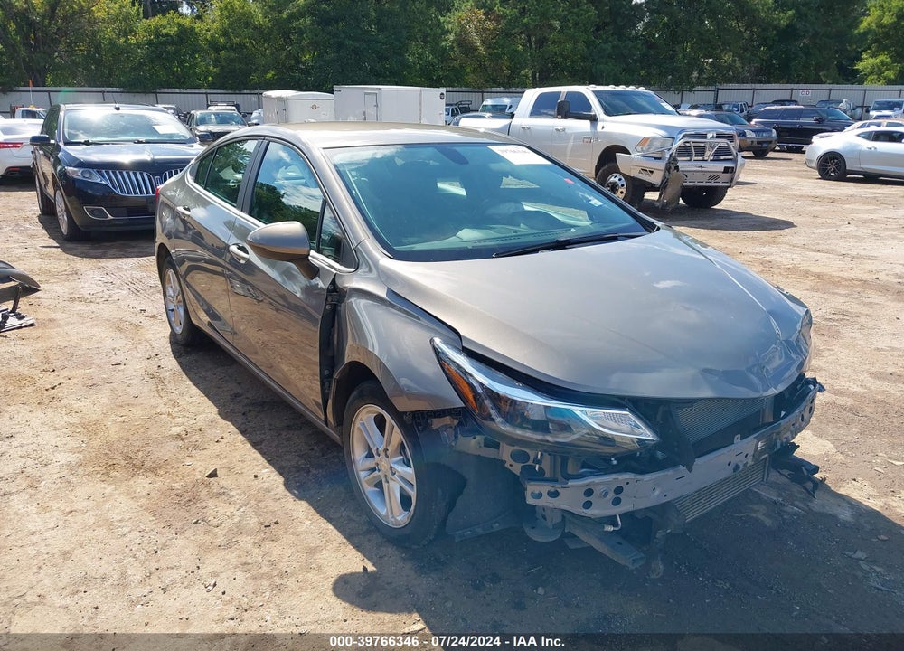 2018 CHEVROLET CRUZE LT AUTO VIN: 1G1BE5SM8J7196505