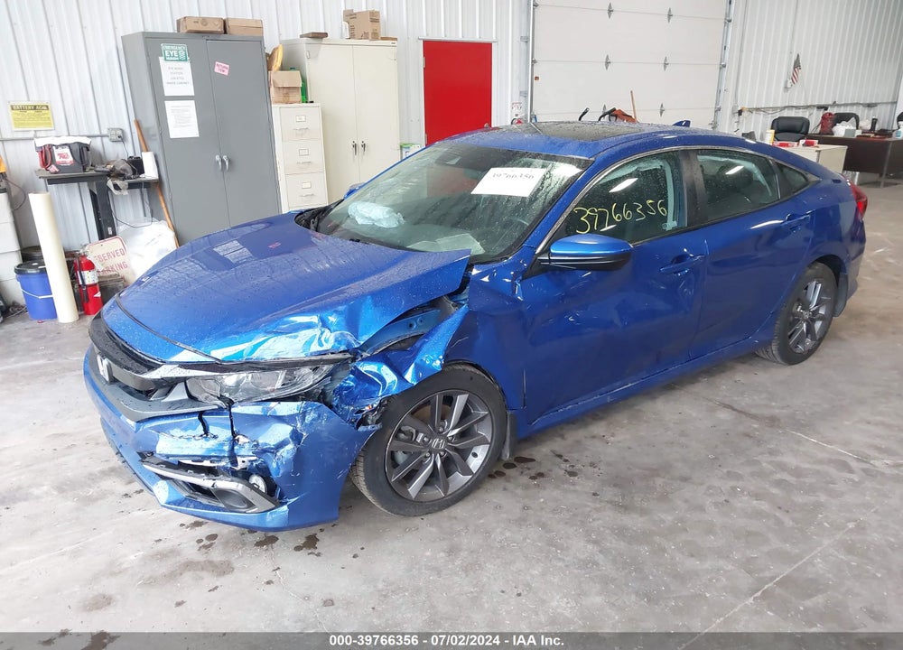 2021 HONDA CIVIC EX VIN: 19XFC1F30ME009383