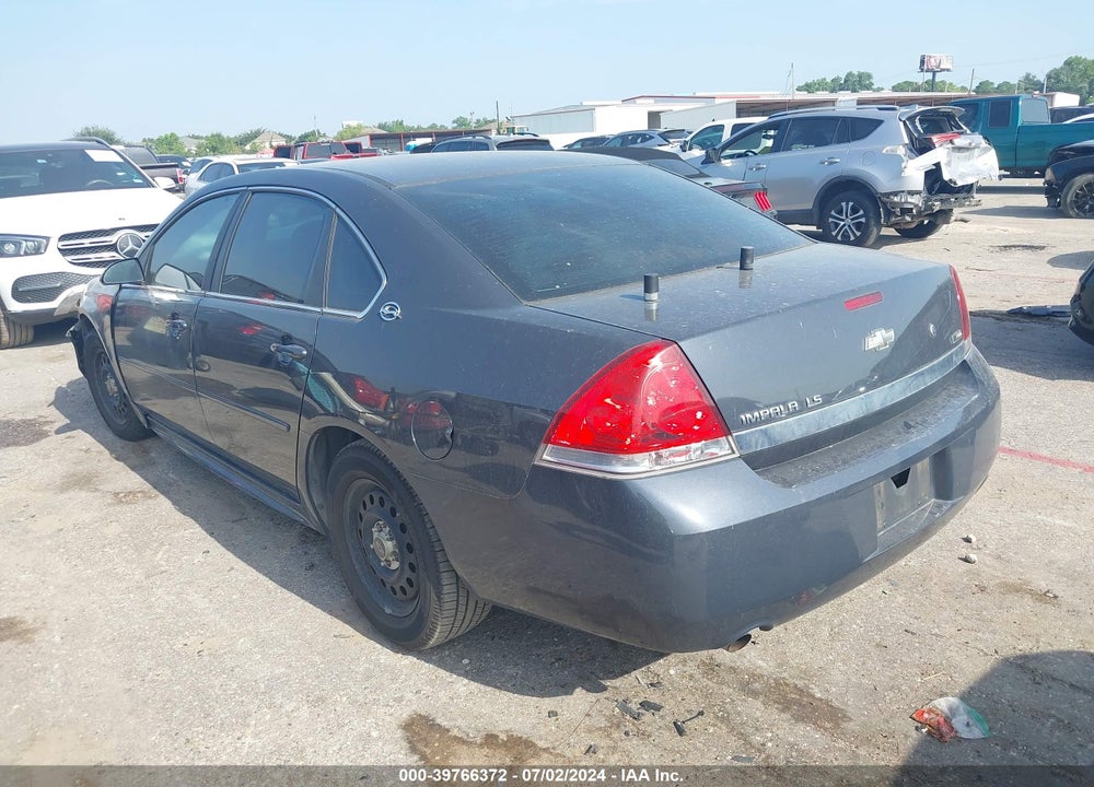 2009 CHEVROLET IMPALA POLICE VIN: 2G1WS57M391320109