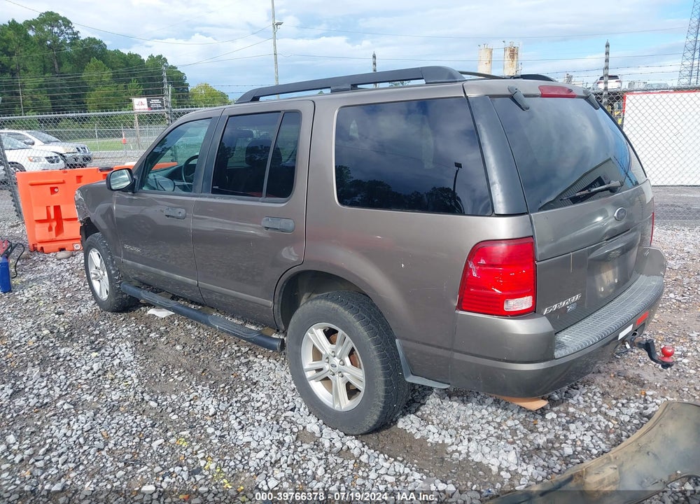 2005 FORD EXPLORER XLT/XLT SPORT VIN: 1FMZU63K95UB19284
